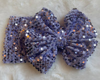 Lilac Sequin Headwrap