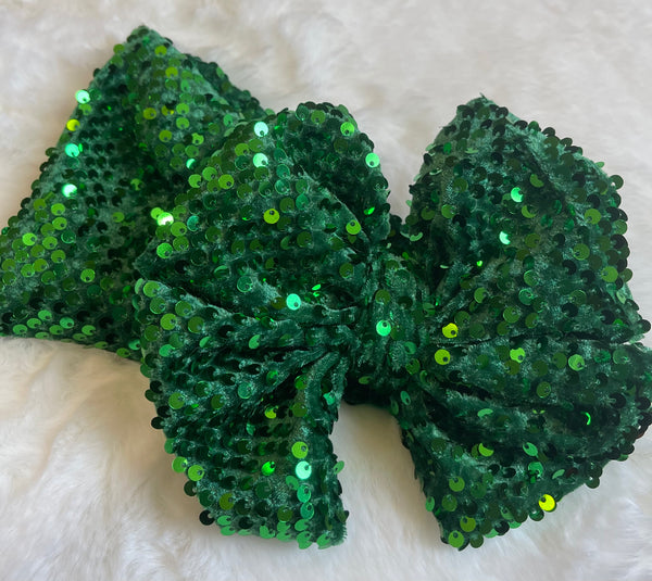 Green Sequin Headwrap