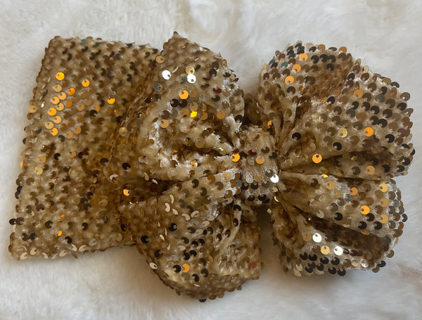 Gold Sequin Headwrap